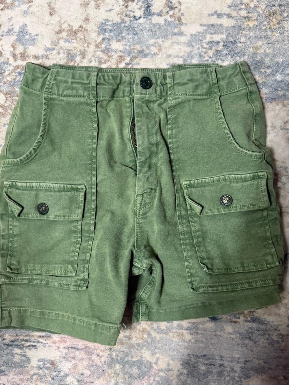 MOTHER Green Denim Jeans Size 25